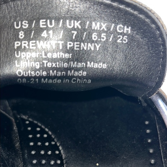 Kenneth Cole Black Leather Loafers Sleek Moccasin Style - Picture 6 of 11